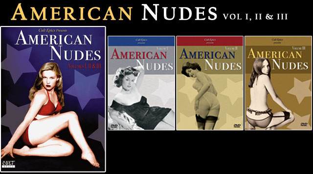 American Nudes Volume I. II & III collage