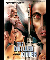 Driller Killer DVD cover art