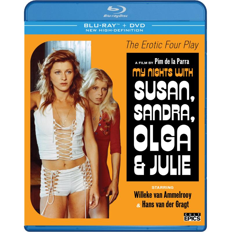 My Nights With Susan, Sandra, Olga & Julie BLU RAY/DVD Combo