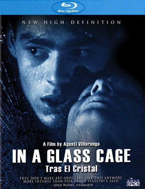 In a glass cage